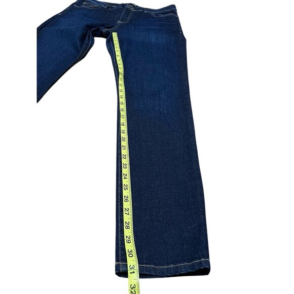 Kut From The Kloth Diana Kurvy Skinny Mid Rise Stretch Blue Jeans Women Size 12 - Picture 8 of 16